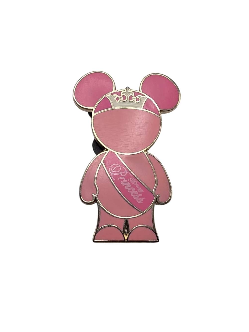Walt Disney Pin Trading Minnie Mouse Princess Pink Crown Sash 2008